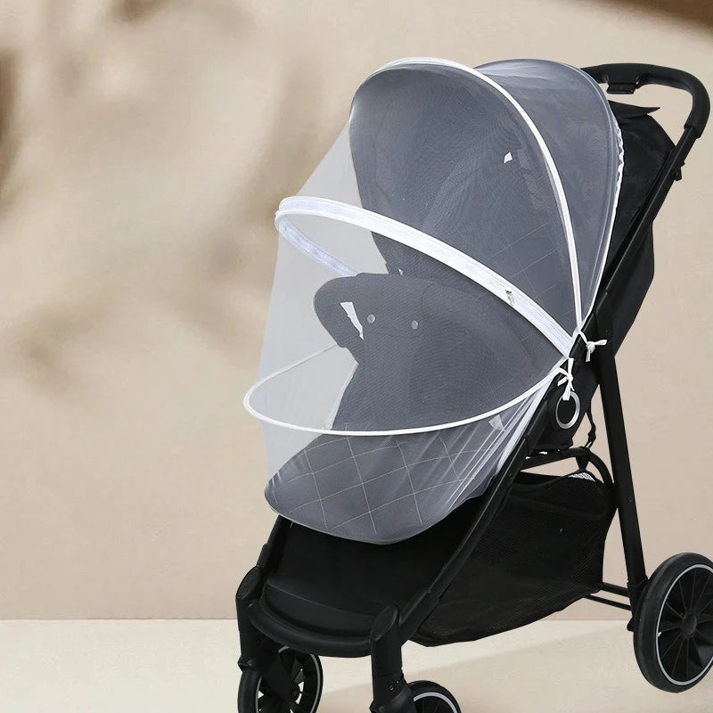 Baby Stroller Accessories Mosquito Net Stroller Mosquito Cover Children Kids Ventilate Mesh Cart Insect Netting Outside Items