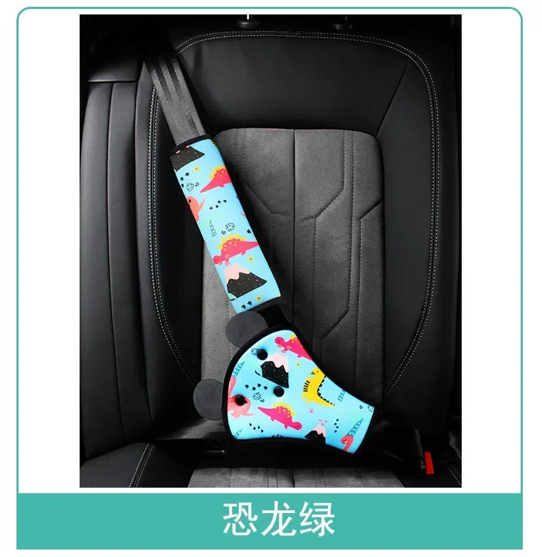 Kids Seat Safety Belt Adjustment Interior Car Seat Belt Kit Anti Strangulation Neck Limiter For Child Safety Belt Protector Belt