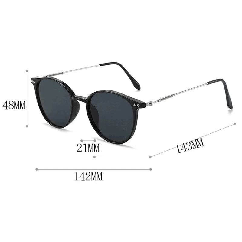 New Round Vintage Sunglasses Women Retro Luxury Designer Sun Glasses For Women's Sunglass Oculos De Sol Shades UV