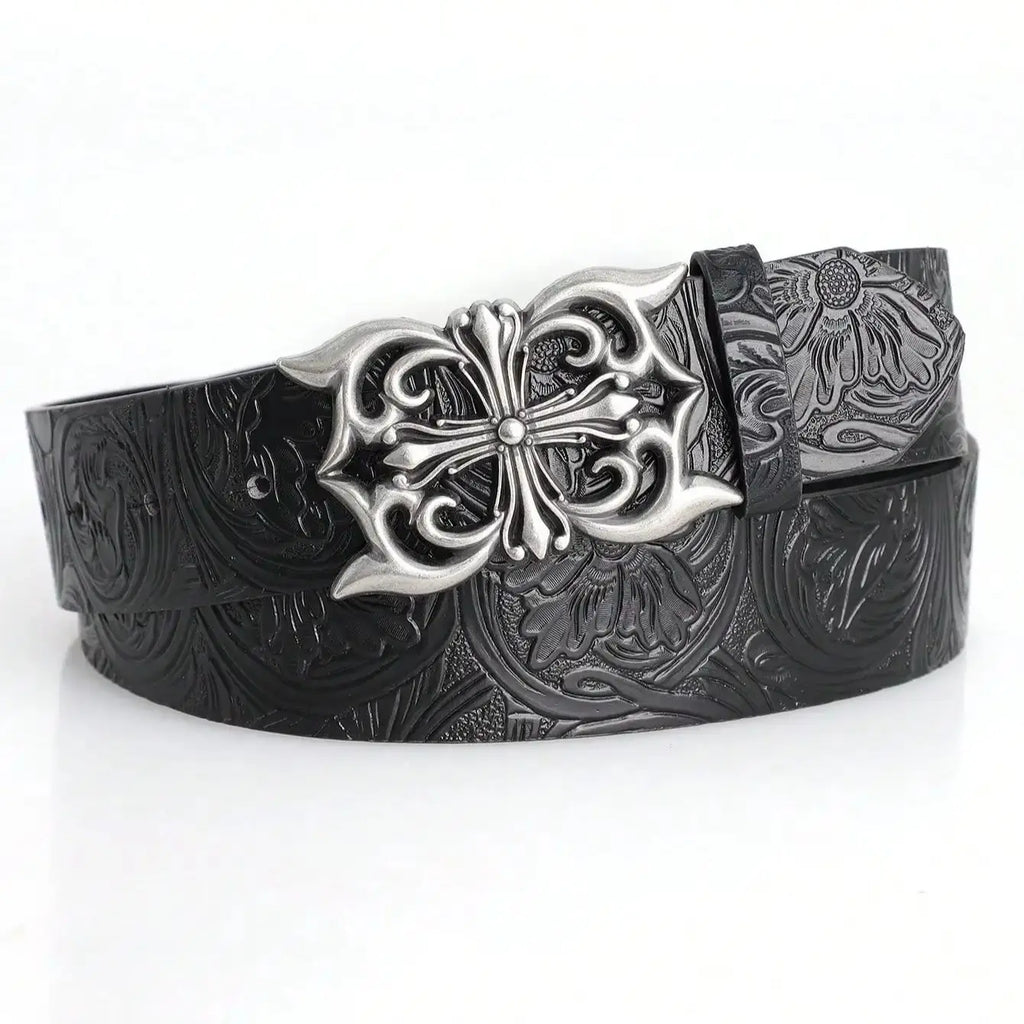 Men Y2K Punk Rivet Hip Hop Belt Strap,Fashion Bohemian Retro Belt, Prefect for Anime Exhibition Party Daily Streetwear Accessory