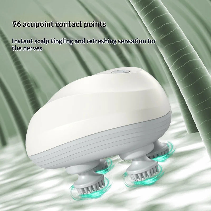 Deep Scalp Massager Head Cleaning Massager Also Suitable for Pets Electric Massage Tool Washable and Portable
