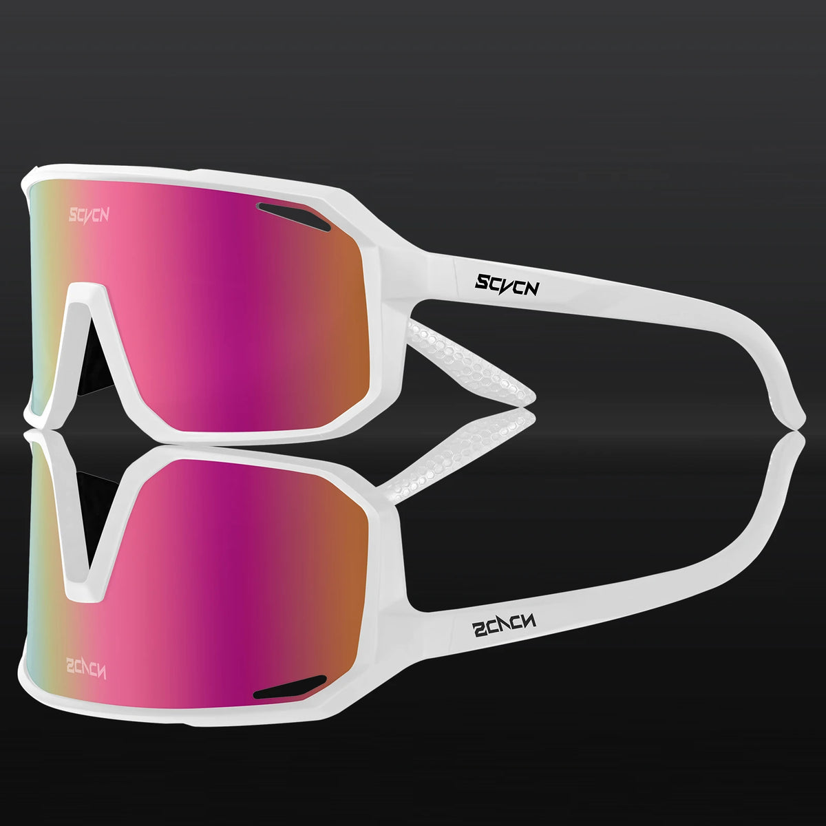 SCVCN Cycling Glasses UV400 Photochromic Sunglasses Men Sun Mountain Bike Road Bicycle Eyewear Sports Running MTB Cycle Gogg