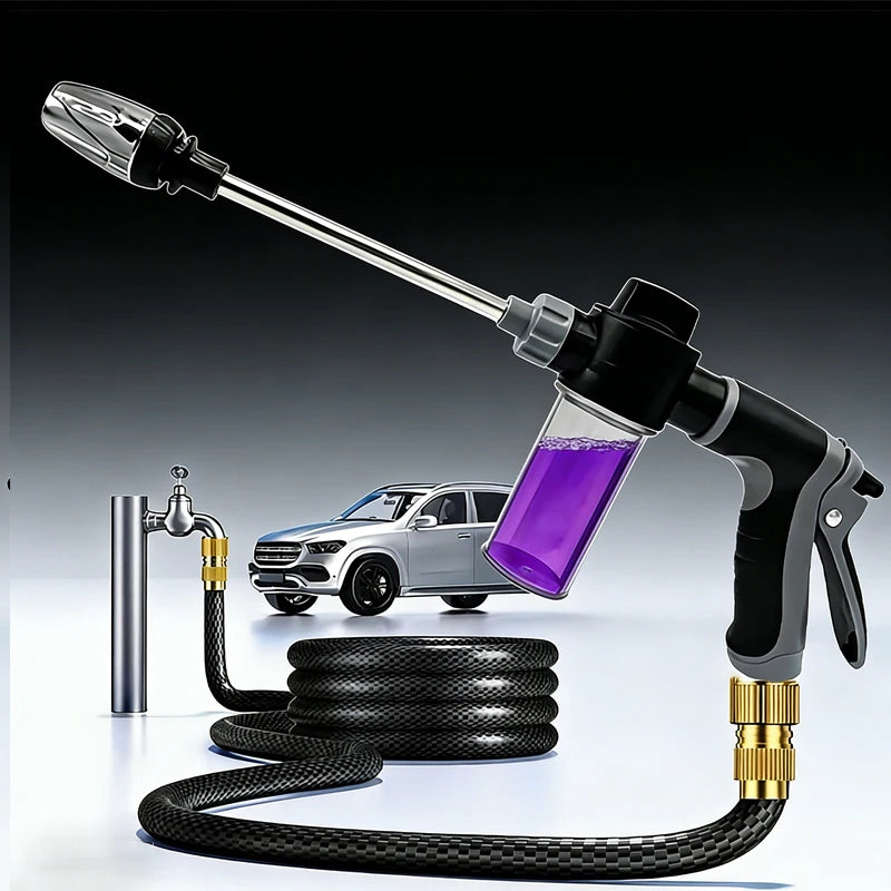 1 Pack High Pressure Spray Water Gun Garden Watering Hose Nozzle Sprinkler Car Washing Gun Car Cleaning Washing Tools