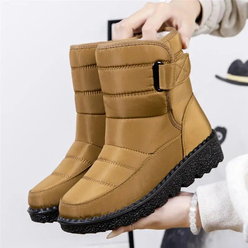 Women Boots Snow Soft Ladies Shoes Slip On Platform Boots Ladies Casual Ankle Boots Waterproof New Botas Mujer Winter Shoes