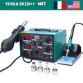 YIHUA 862D++ Soldering Iron Kit BGA SMD Welding Tool Desoldering Rework Station Fast Heating 100-480 Celcius
