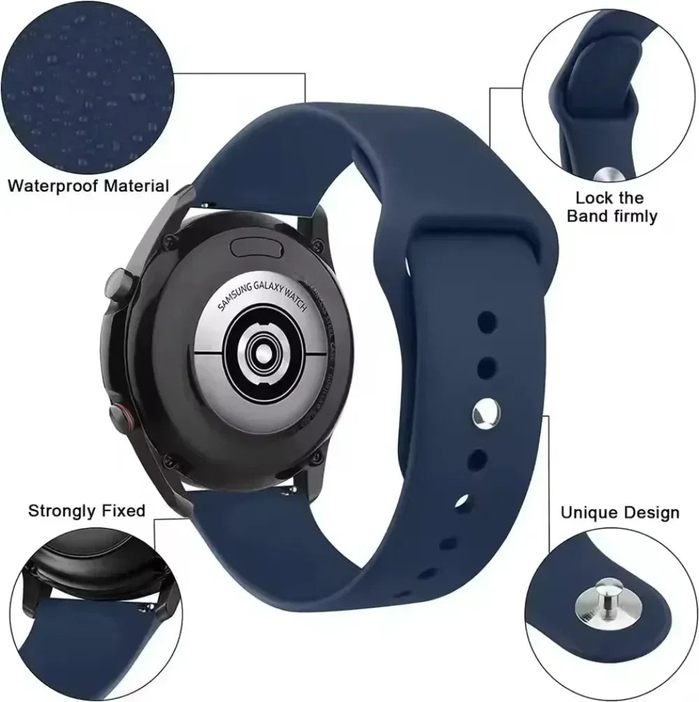 18mm 20mm 22mm Silicone Strap for Gramin Venu 3 3S 2 Active 5 Vivoactive 5 Bracelet Garmin Forerunner 165 55 965 265 265S Correa