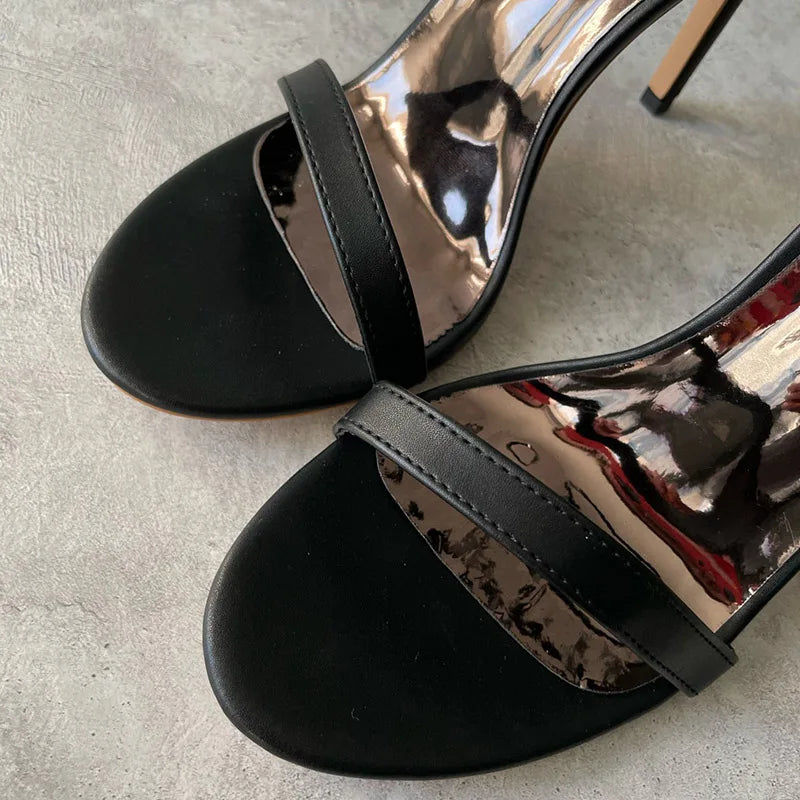 Summer Women 10cm High Heels Fetish Leather Sandals Lady Gladiator Strap Stripper Sandles Yellow Platform Nightclub Party Shoes