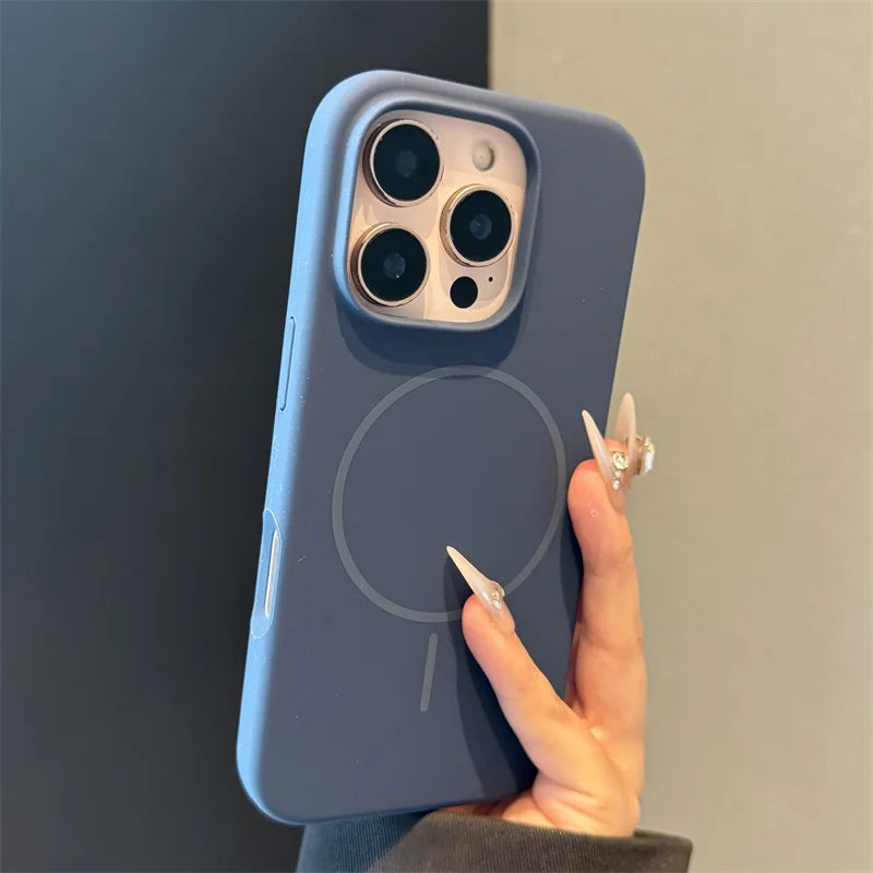 Original Liquid SiliconMagsafe Case ForiPhone 17 Air 16 15 Plus 14 13 12 11 Pro Max Magnetic Wireless Charge Soft Rubber Cover