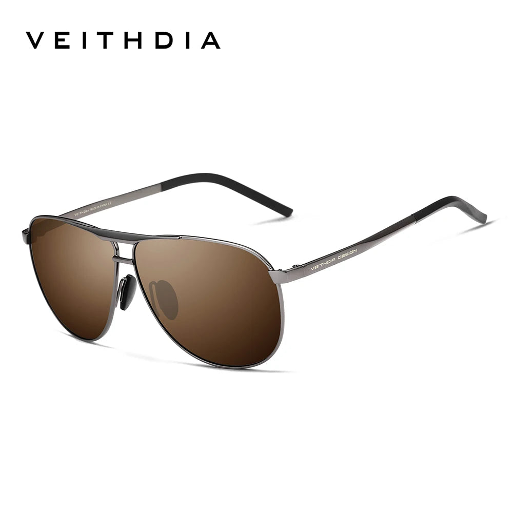 VEITHDIA Polarized Pilot Outdoor Sunglasses Classic Men's Fashion Women's UV400 Outdoor Sports Eyeglasses For Male VFH3028