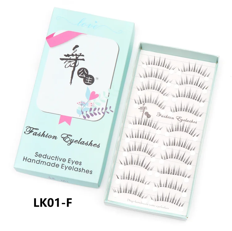 10 Pairs Natural Lashes Manga Full Strip Lashes Makeup Bulk Wholesale Dropshipping Eyelash Extension Lashes Anime False Eyelash