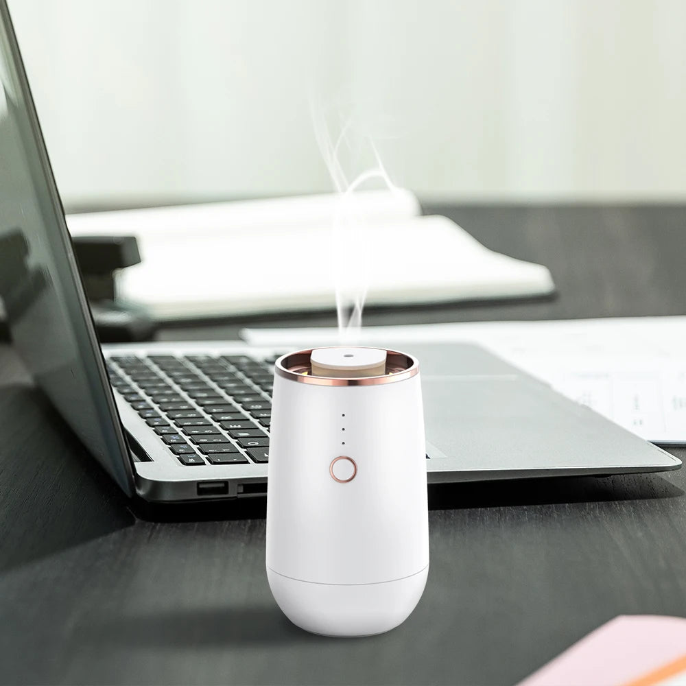 Mini Home Waterless Essential Oils Diffuser Car Fragrance Aromatherapy Diffuser Higher Atomizing Efficienc Home Air Freshener