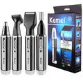 4 in 1 Trimmer for Men Electric Nose and Ear Trimmer Rechargeable Trimmer for Hair Beard Nose and Ear Cleaner Grooming Set