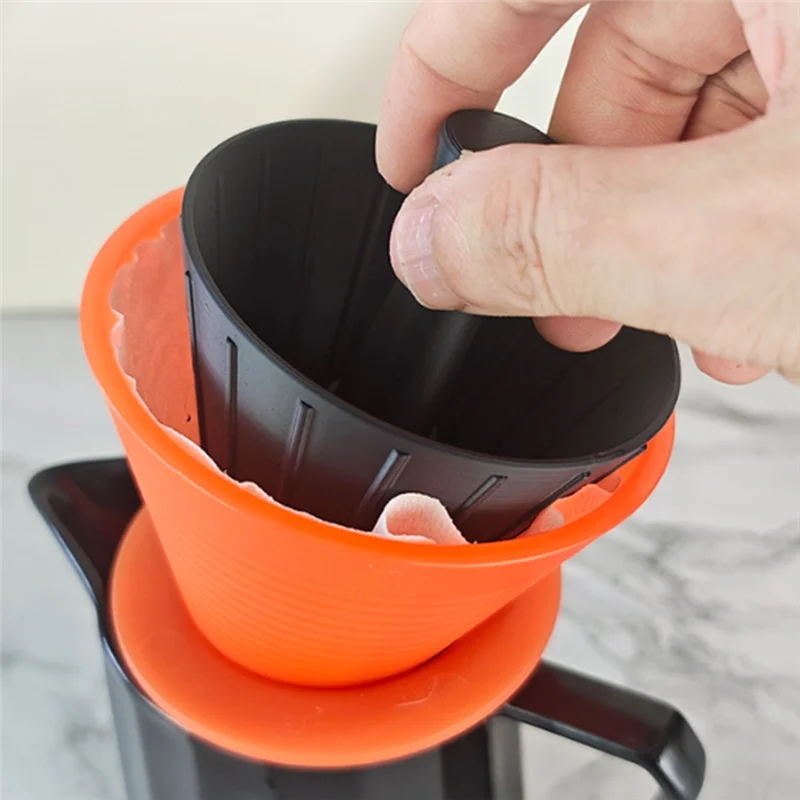 ABWM-Cone Design Coffee Filter Cup Reusable Hand Brewed Coffee Dripper Strainer Pour Over Coffee Dripper