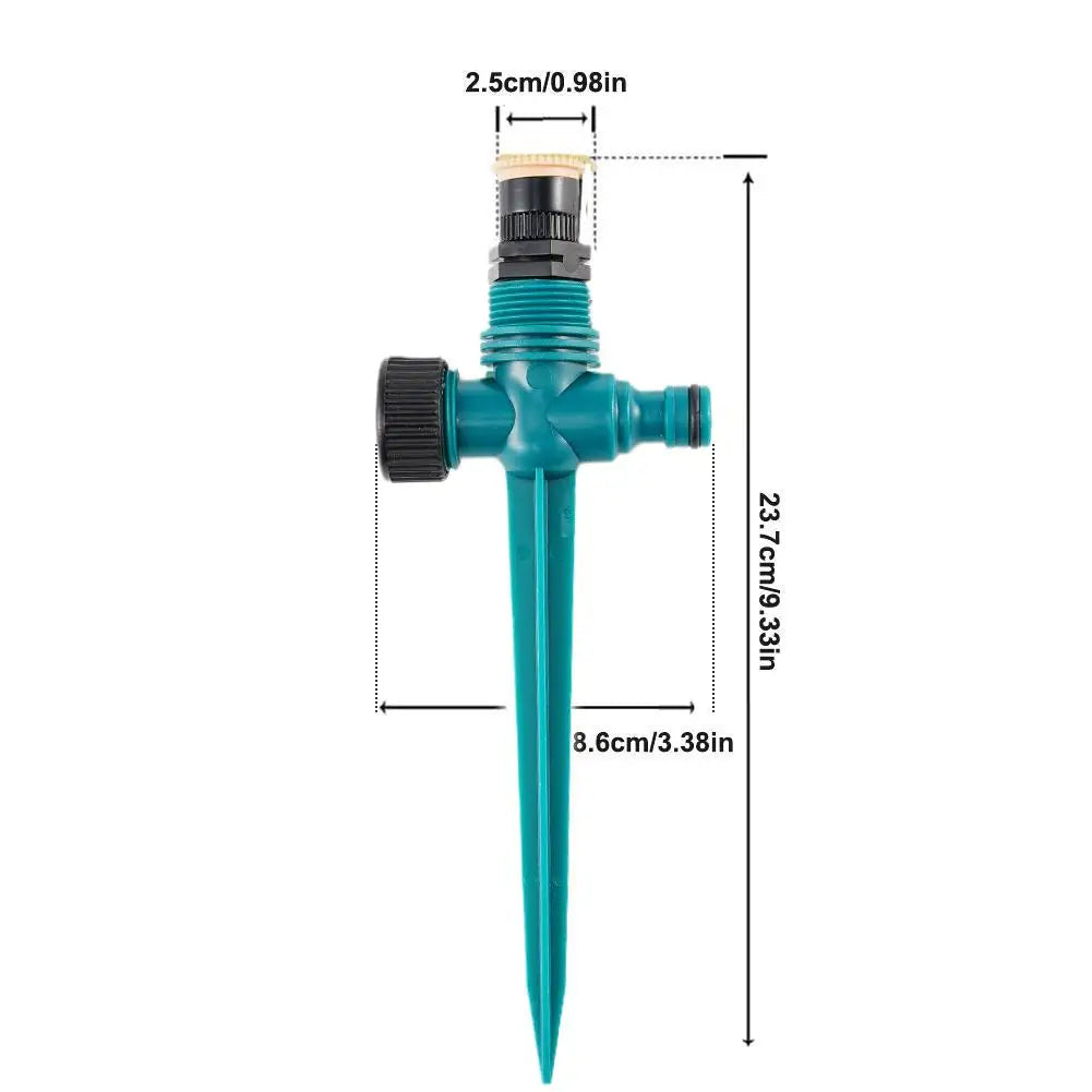 Upgrade Garden Sprinkler 360° Rotation Irrigation Watering System Agriculture Ground Automatic Tube Adjustable Plug Buried Atomi