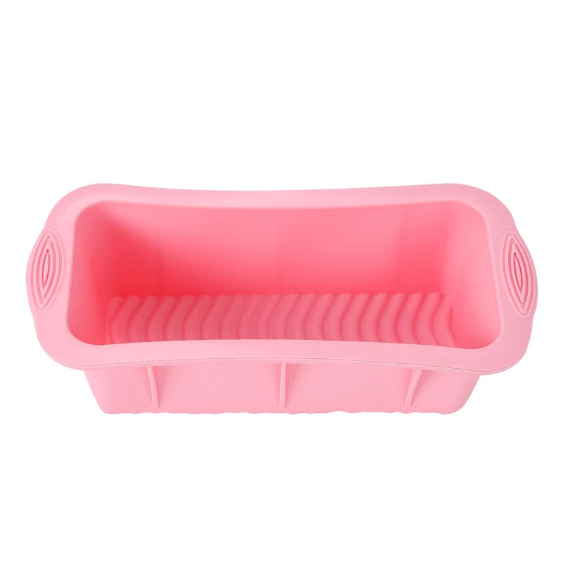 FAIS DU Pink Nonstick Silicone Bakeware Set Baking Cake Pan for Pastry Cake Muffin Cupcake Bread Molds Baking Accessories Tools