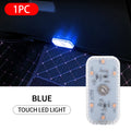 BLALION LED Interior Light Lamp Magnetic Wireless Touch Light Auto Roof Ceiling Reading Lamp for Trunk Storage Box USB Charging