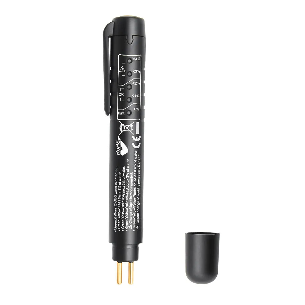 DOT3 DOT4 DOT5 Car Brake Fluid Tester Universal 5 LED Indicator Display Brake Oil Analyze Quality Check Diagnostic Tools