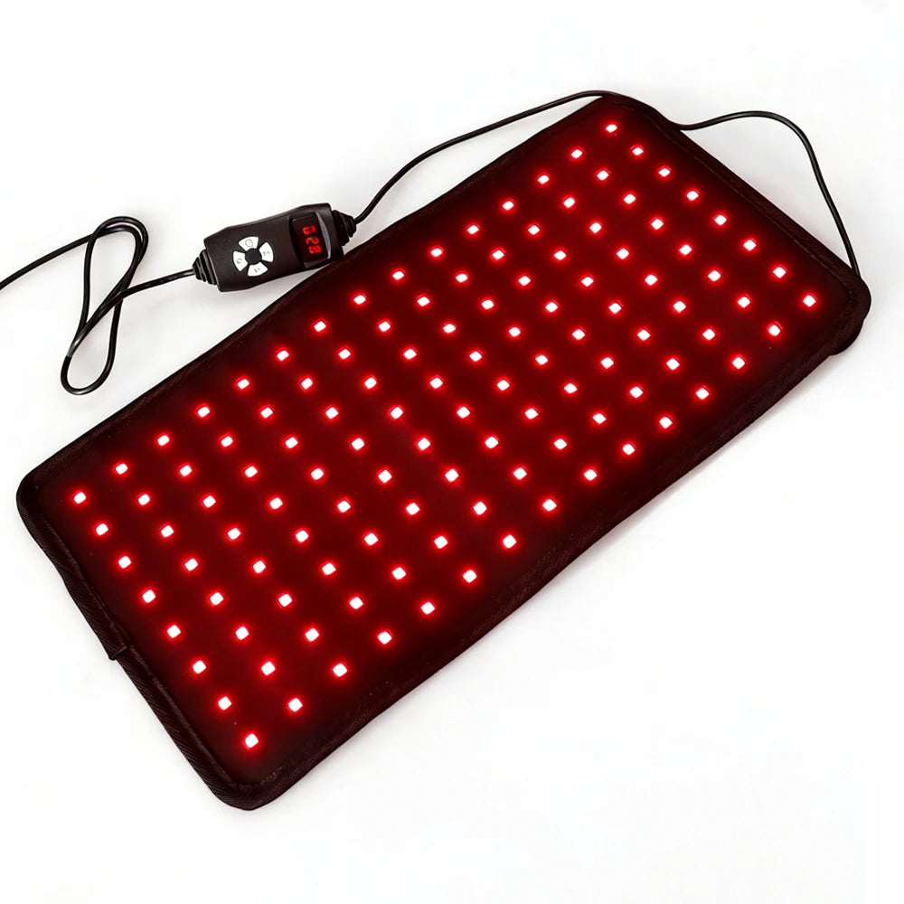 120 LEDs Red＆Infrared Waist Belt 850nm 660nm Back Waist Shoulder Joint Muscle Heat Pad Body Care Pulsed Light Belt