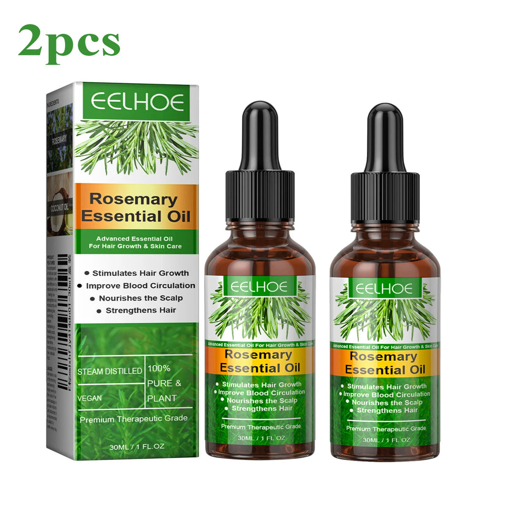 Rosemary Hair Growth Oil Natural Hair Care Serum Anti Hair Loss Scalp Treatment Repair Damaged Hair Stimulate Hair Follicles Thi