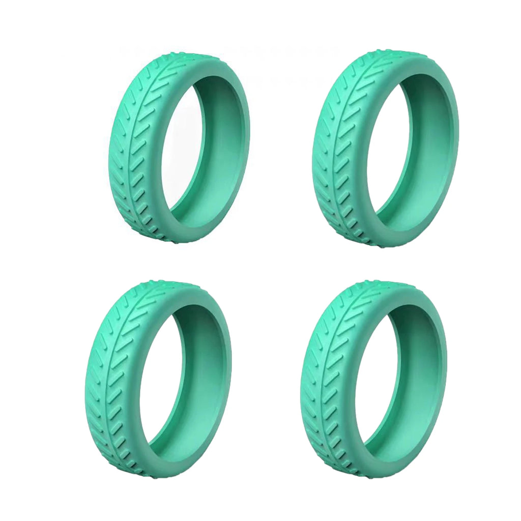 1/4/8PCS Silicone Cover Luggage Wheels Cover Luggage Protection Wheels Guard Carry On  Accessories Wheels Cover for Reduce Noise