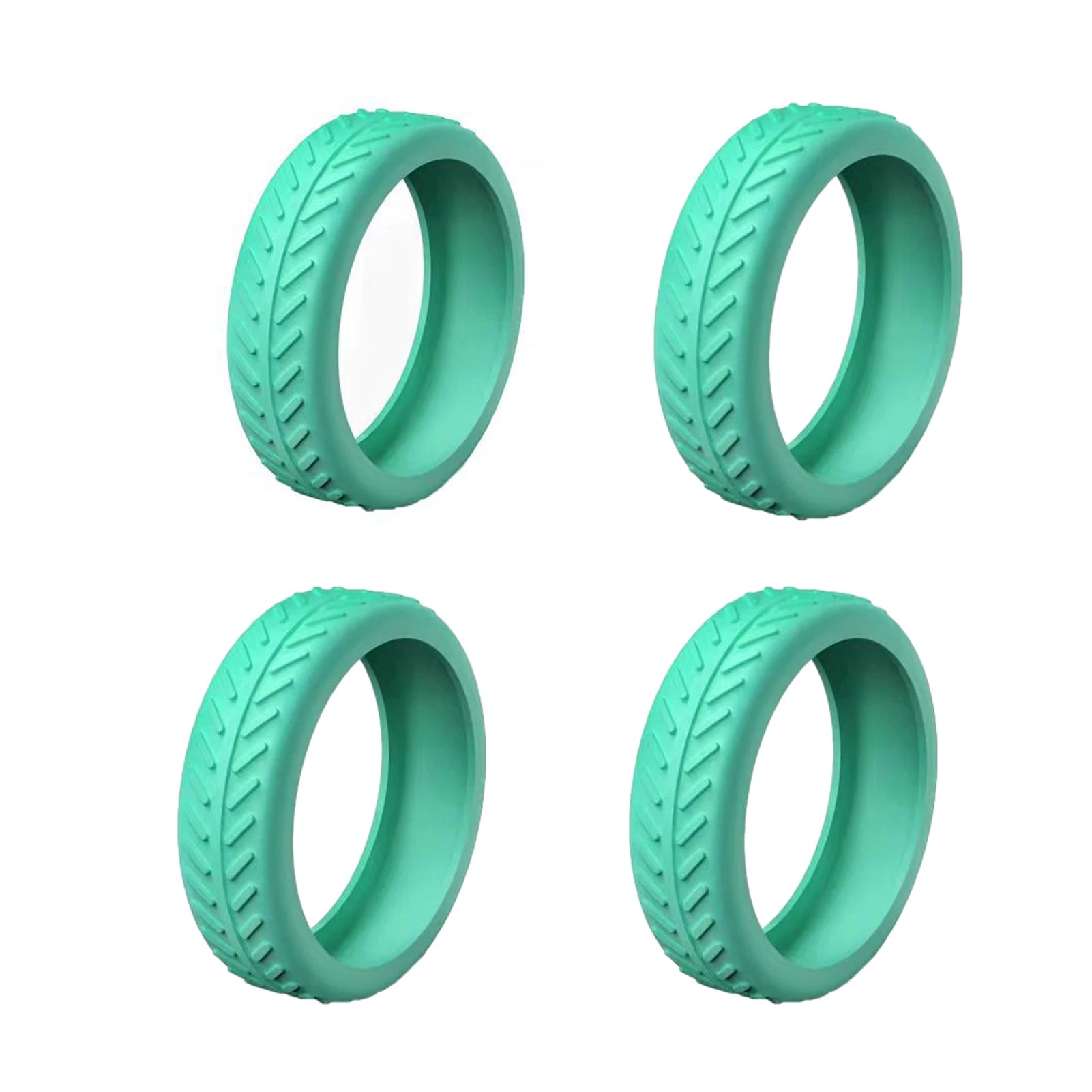 1/4/8PCS Silicone Cover Luggage Wheels Cover Luggage Protection Wheels Guard Carry On  Accessories Wheels Cover for Reduce Noise