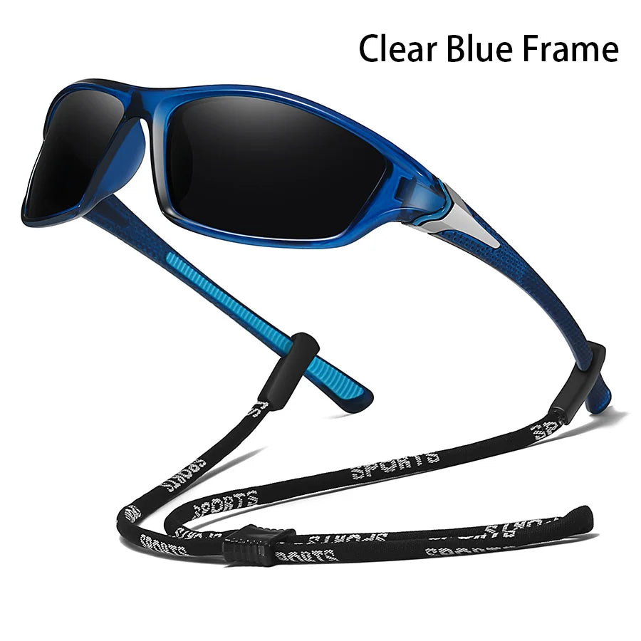 Men And Women  Eyewear Outdoor Sports Sunglasses With Chain Cycling Climbing Skiing Fishing Vintage Sun Glasses