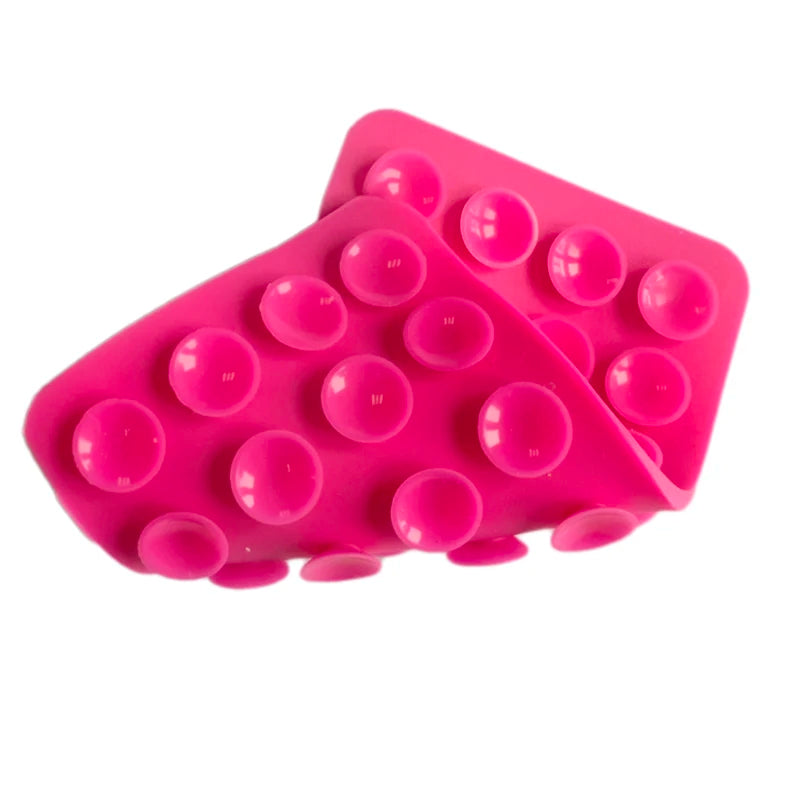 1pc Backed Adhesive Sucker Pad For Fixed Pad Double Side Silicone Suction Pad For Mobile Phone Fixture Suction Cup