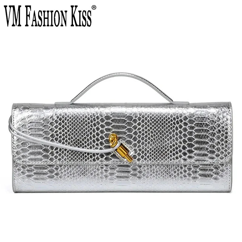 Women Bag Python Pattern Unique Design Top-Handle Bag Cover For Women's Fashionable Outfits And Evening Shoulder Crossbody Bag