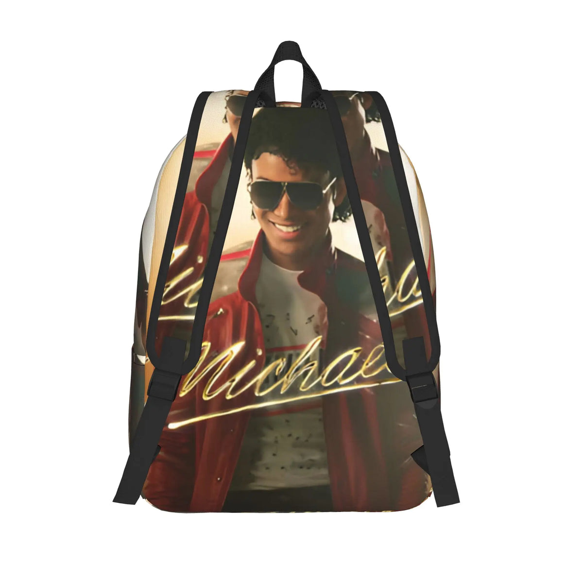 Michael Jacksons Musical Movie 2026 Casual Backpack Gift High School Business  Daypack for Men Women Laptop Canvas Bags