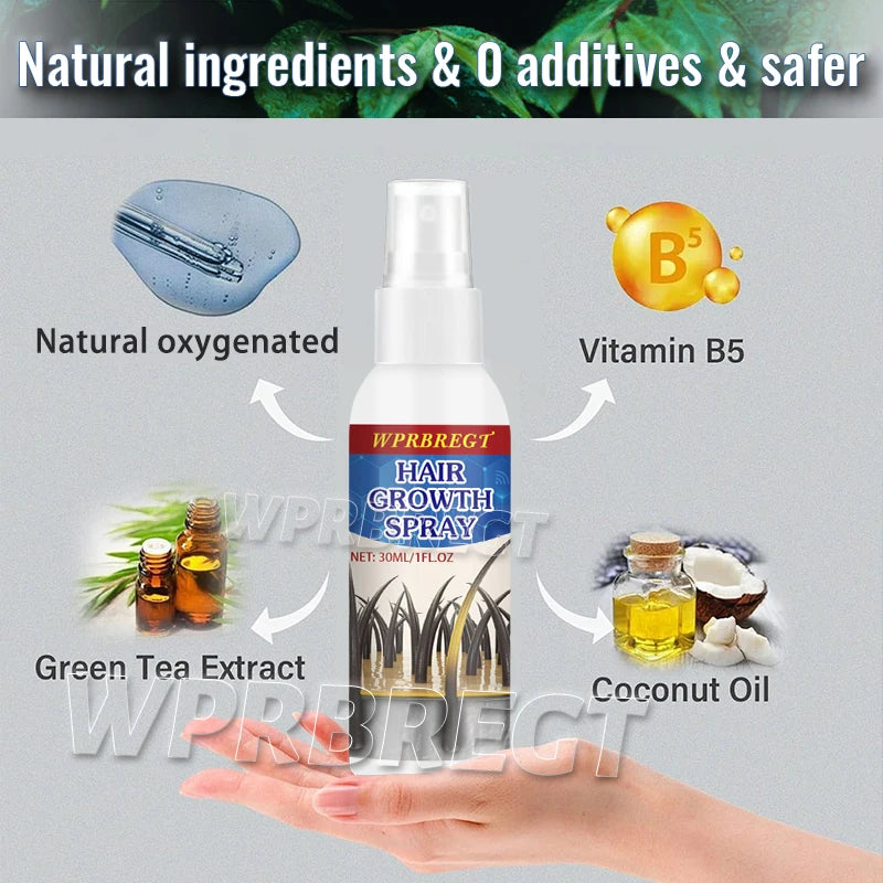 Suitable for everyone, premium scalp care spray for thicker, more vibrant hair.