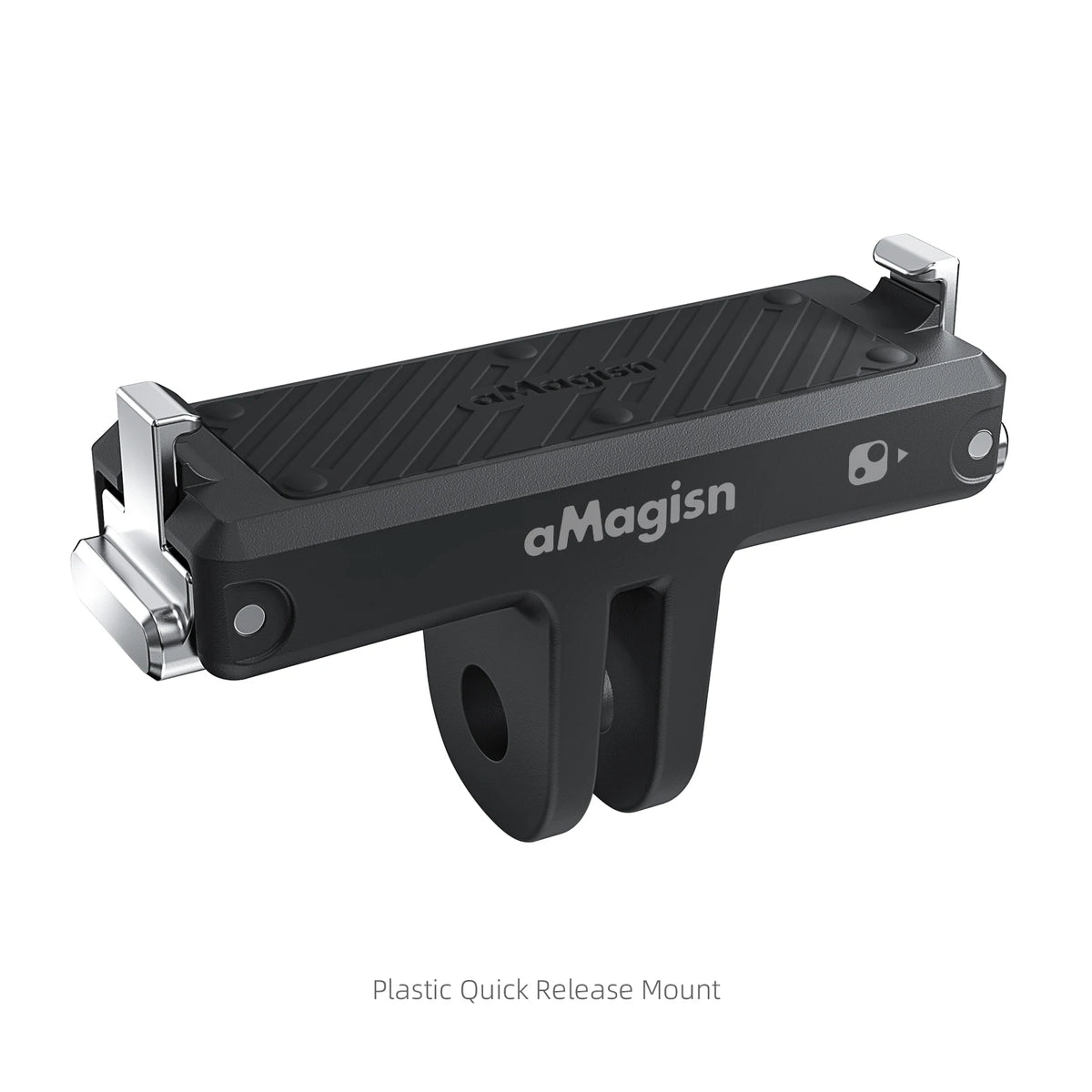 aMagisn Quick Release Mount for Insta360 Go Ultra, Plastic Magnetic Base with Stainless Steel Claws for Go Ultra Accessories