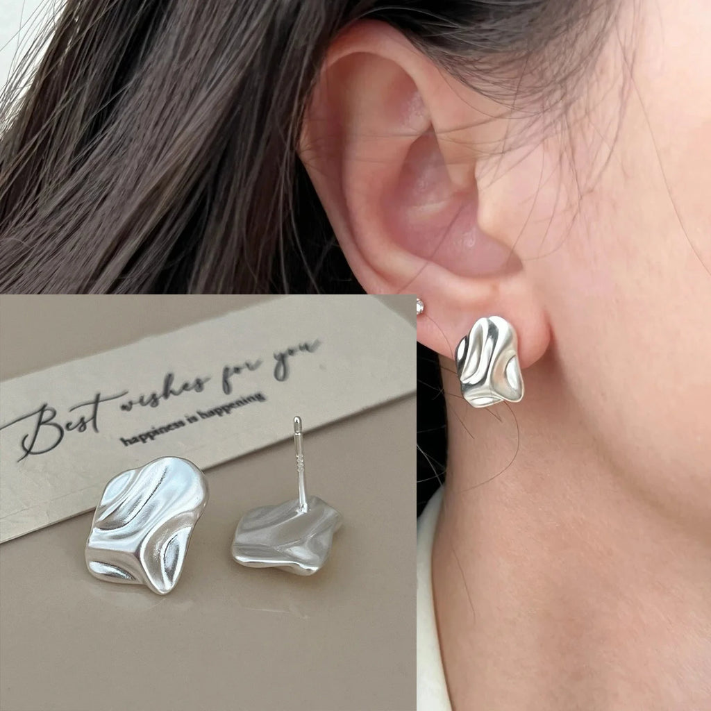 925 Sterling Silver Star Earring for Women Girl Personal Originality Trend Hip Hop Neutral Jewelry Gift Dropshipping