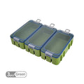 3pcs Luminous Mini Fishing Accessory Boxes Fish Hooks Artificial Bait Plastic Spliceable Storage Box Sea Fishing Tackle Box