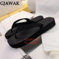 Hot Sale Summer FlipFlops Platform Flat Slippers For WomenThick Red Sole Mules Casual Beach Slides Flats Casual Shoes For Women