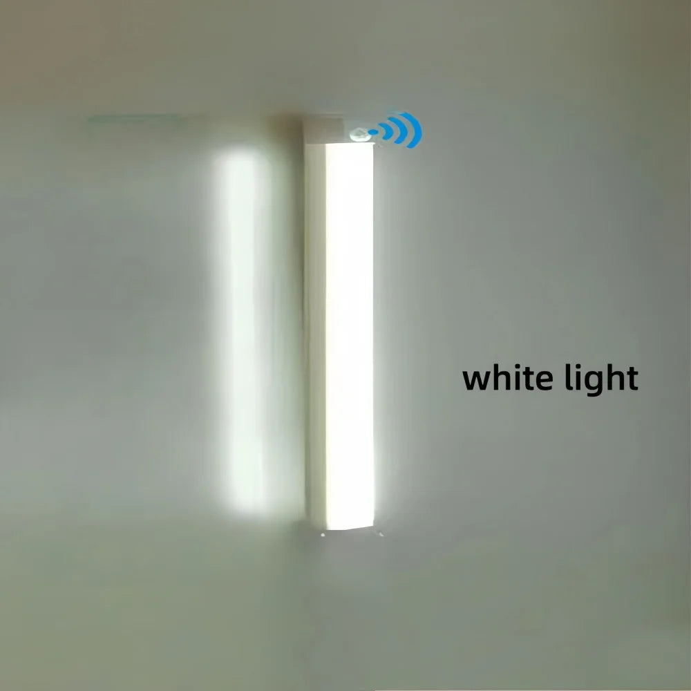 Rechargeable LED light, wireless motion sensing light, lighting strip under indoor cabinet, corridor sensing light
