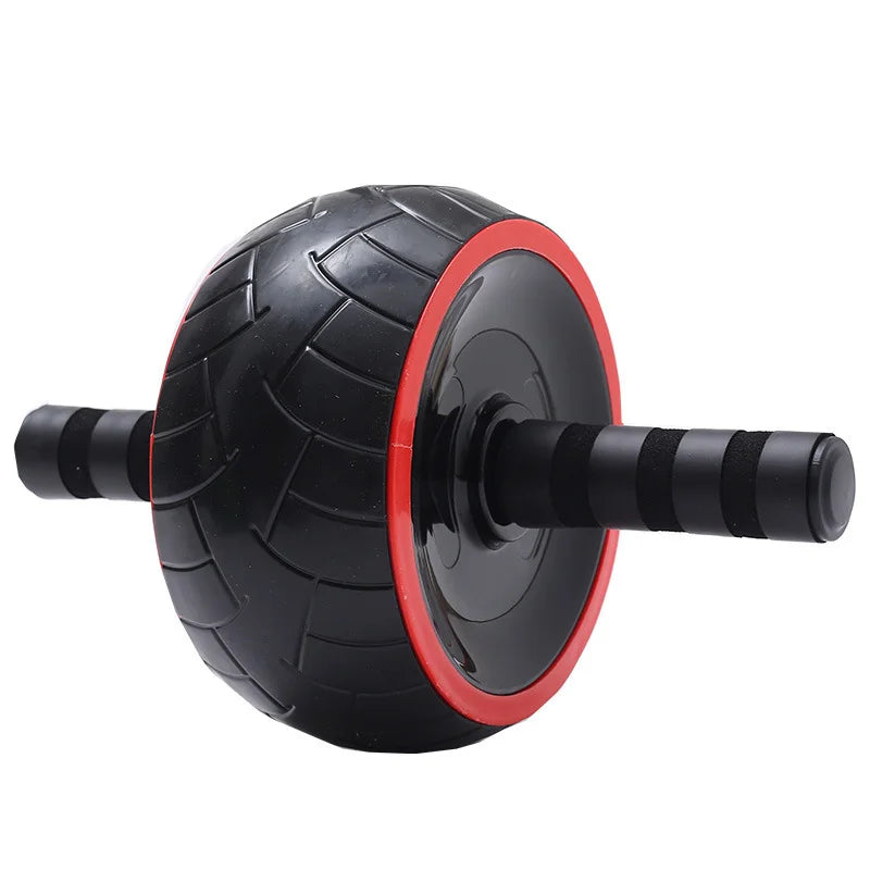 1PC Single-Wheel Mute Abdominal Wheel for Household Exercise Rubber Roller Muscle Building Core Strength Training Equipment