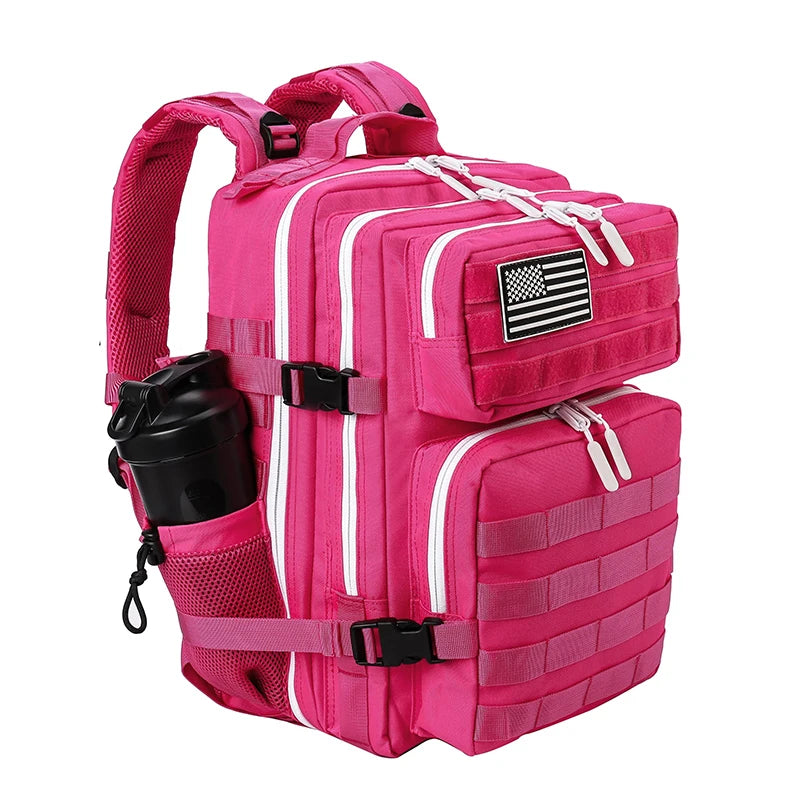 LHI 25L Tactical Backpack for Women Fitness Athlete Gym Out Bag  Small Outdoor Sports Travel Rucksack with Bottle Holder