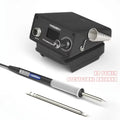 T12 Digital Soldering Station with LCD Temp Control - SMDPro Rework Tool Kit for Electronics Repair, No Power Supply Included