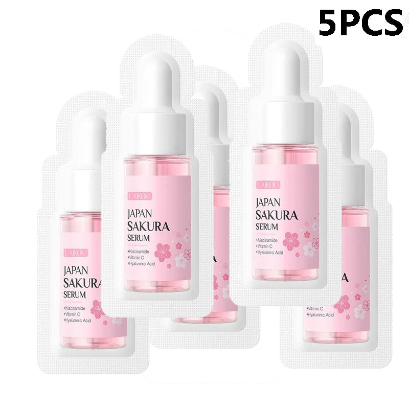 5/10pcs Moisturizing face Serum Nourishing Rejuvenation Skin Serum Shrink Pore Smoothing Face Skin care Travel size 1ml