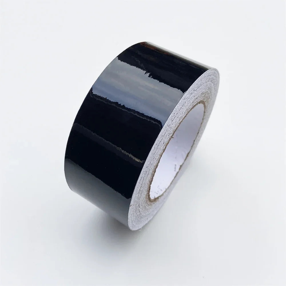 3/5/7/10CM Glossy Black Vinyl Wrap Film Tape Stripes For Car Hood Roof Decal Pillar Chrome Delete Blackout Window Trim Film