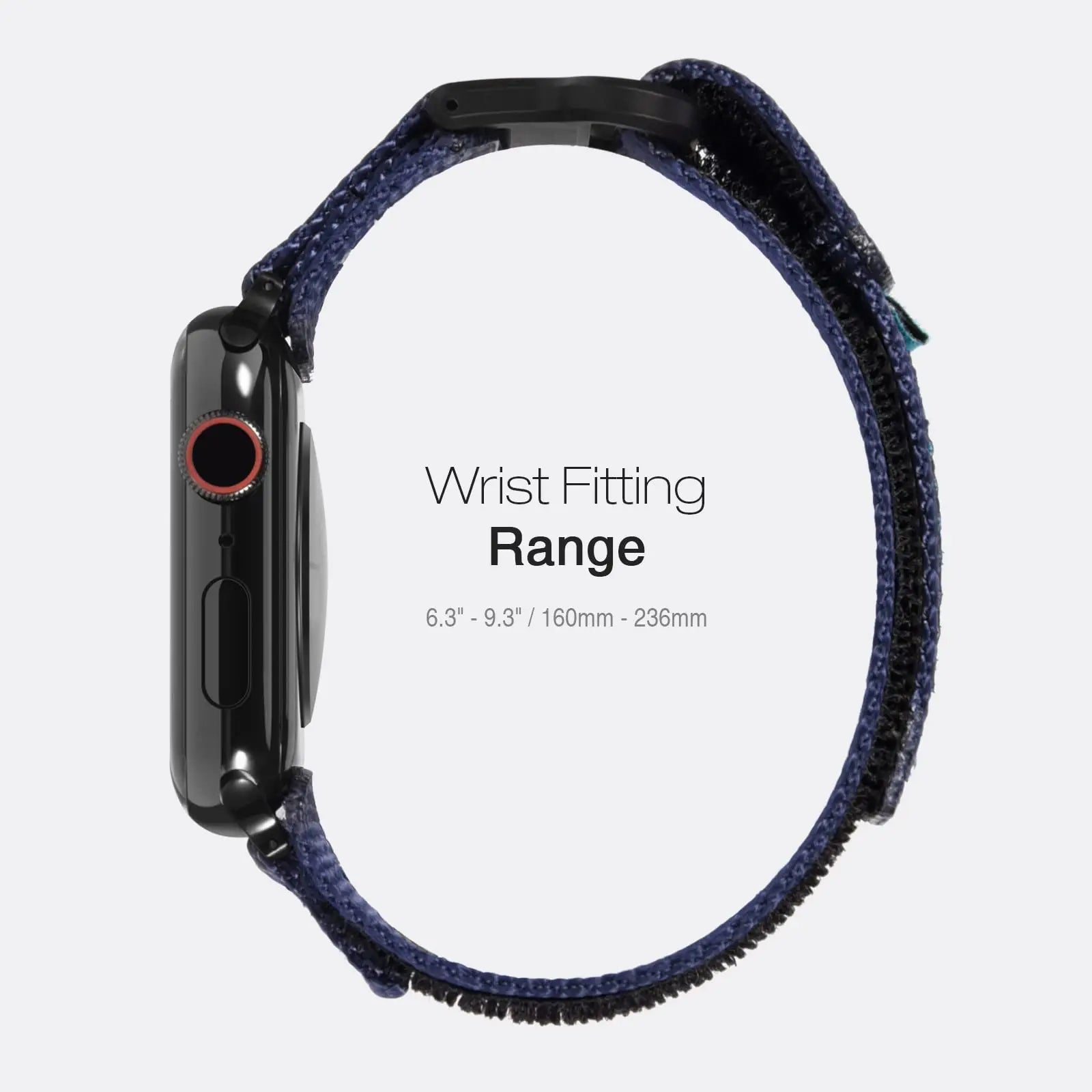 Nylon Woven Band Compatible with Apple Watch Series 9/8/7 6/5/4/SE Ultra 2/3 - Adjustable Strap for 49mm 46mm 42mm 44mm 45mm 40m