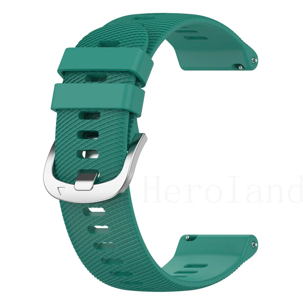Silicone 18 20 22mm Watchband For Garmin Forerunner 265 265S 255S 255 Vivoactive 3 4 Strap Wristband For For Garmin Venu 2 Band