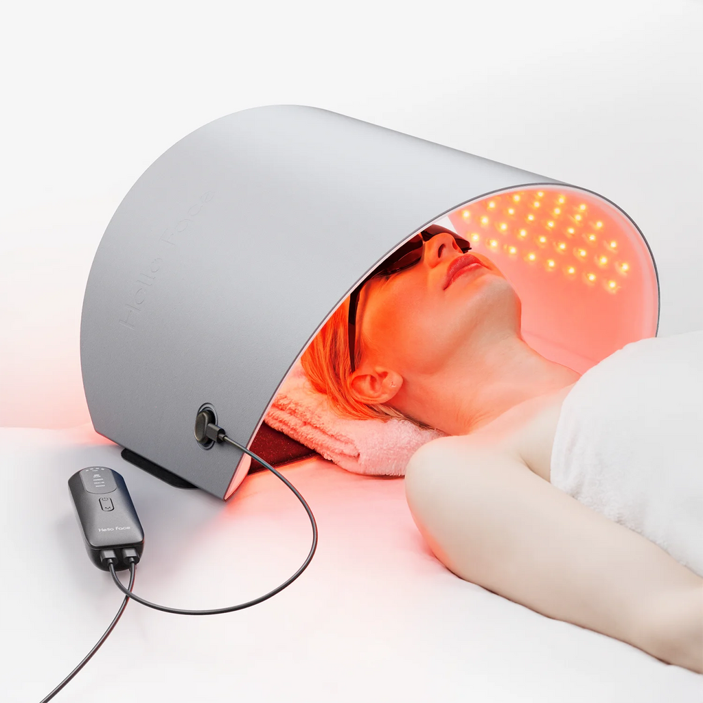 Hello Face L6 LED Light Mask 720pcs 630nm Red Light & 850nm NIR Light Skin-friendly Fabric Body Care Machine