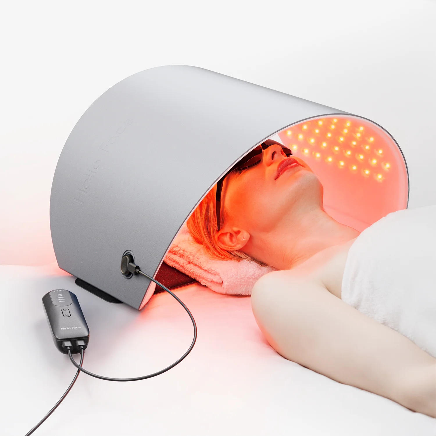 Hello Face L6 LED Light Mask 720pcs 630nm Red Light & 850nm NIR Light Skin-friendly Fabric Body Care Machine