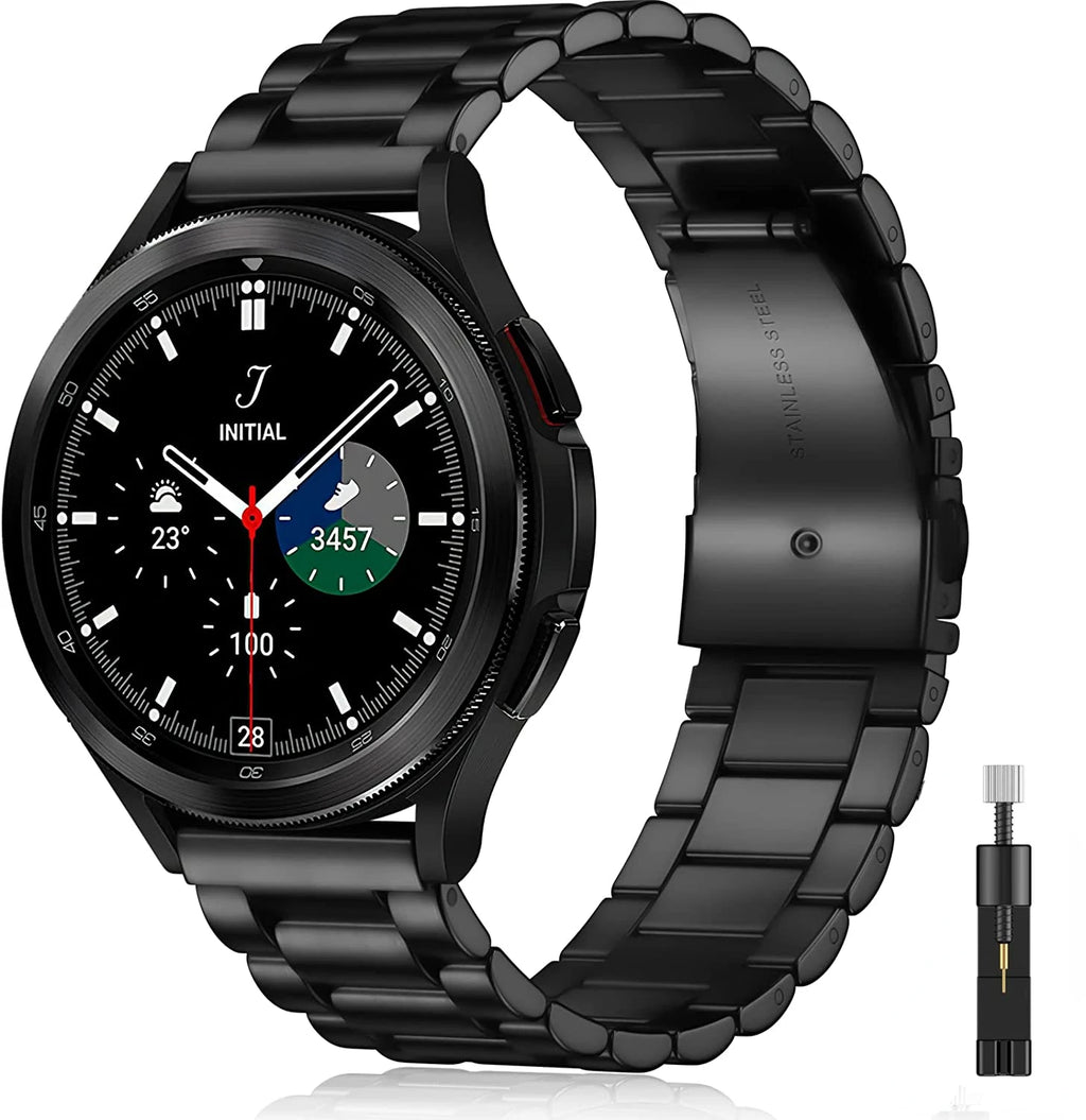 Metal Strap for Samsung Galaxy Watch 7/6/5/4 40mm 44mm Stainless Steel Band Galaxy Watch 6/4 Classic 47mm 43mm 46 42mm/5pro 45mm