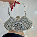 Luxury Diamond Encrusted Evening Clutch Women’s Rhinestone Sparkling Handbag Wedding Banquet Dinner Party Elegant Dress Purse
