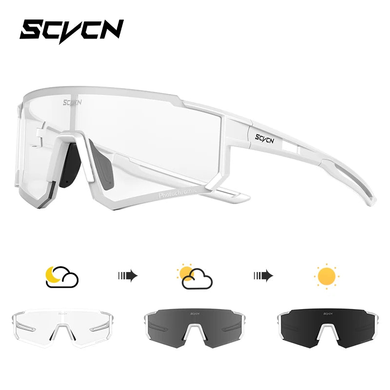 SCVCN Fashion Street Sunglasses for Men Sport Y2K Cycling Glasses MTB Bike Bicycle Camping Golf UV400 Glasses Women Baseball