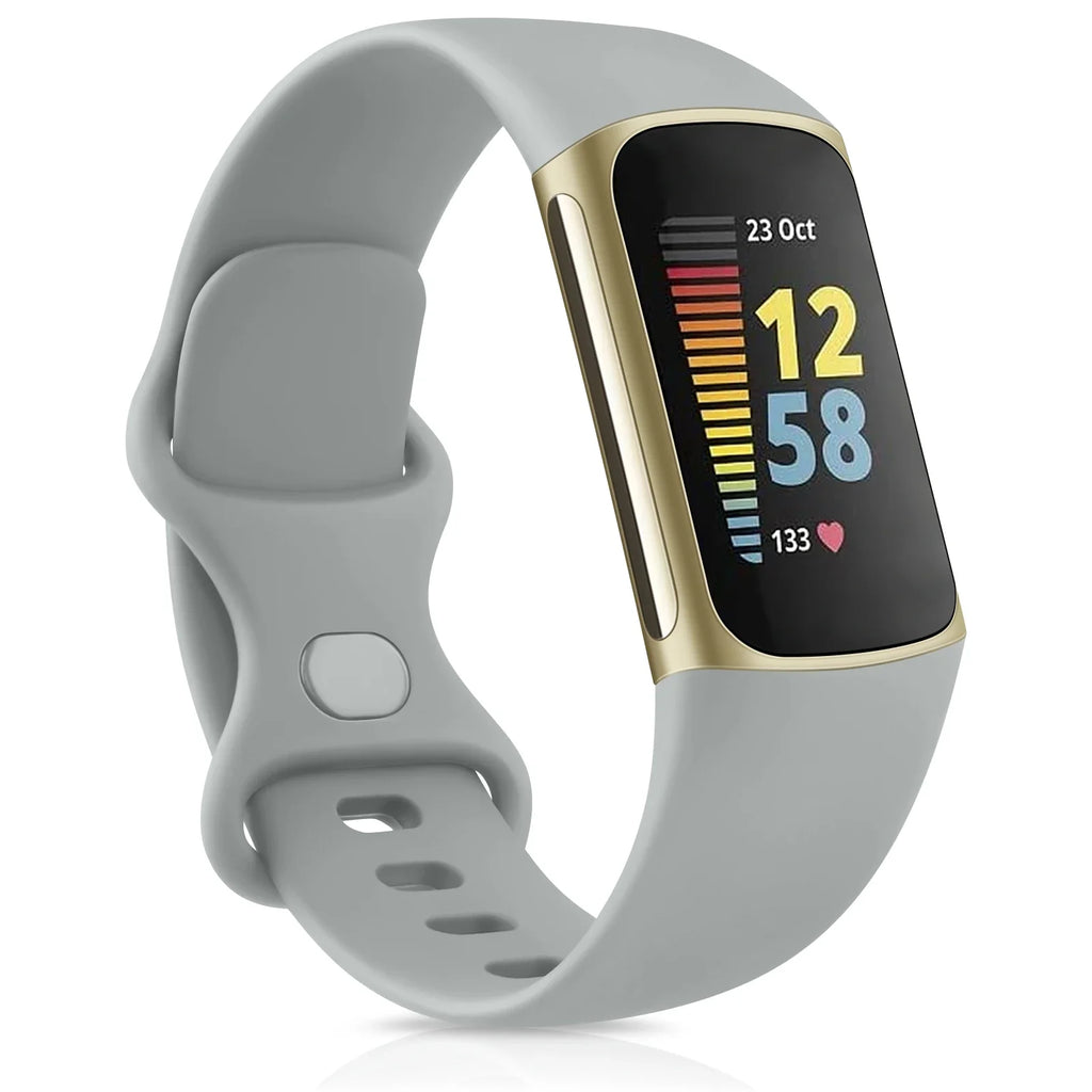 Watch Band for Fitbit Charge 5 6 Strap Wristband Replacement TPU Sport Bracelet for Fitbit Charge 5 Smartwatch Band Accessories