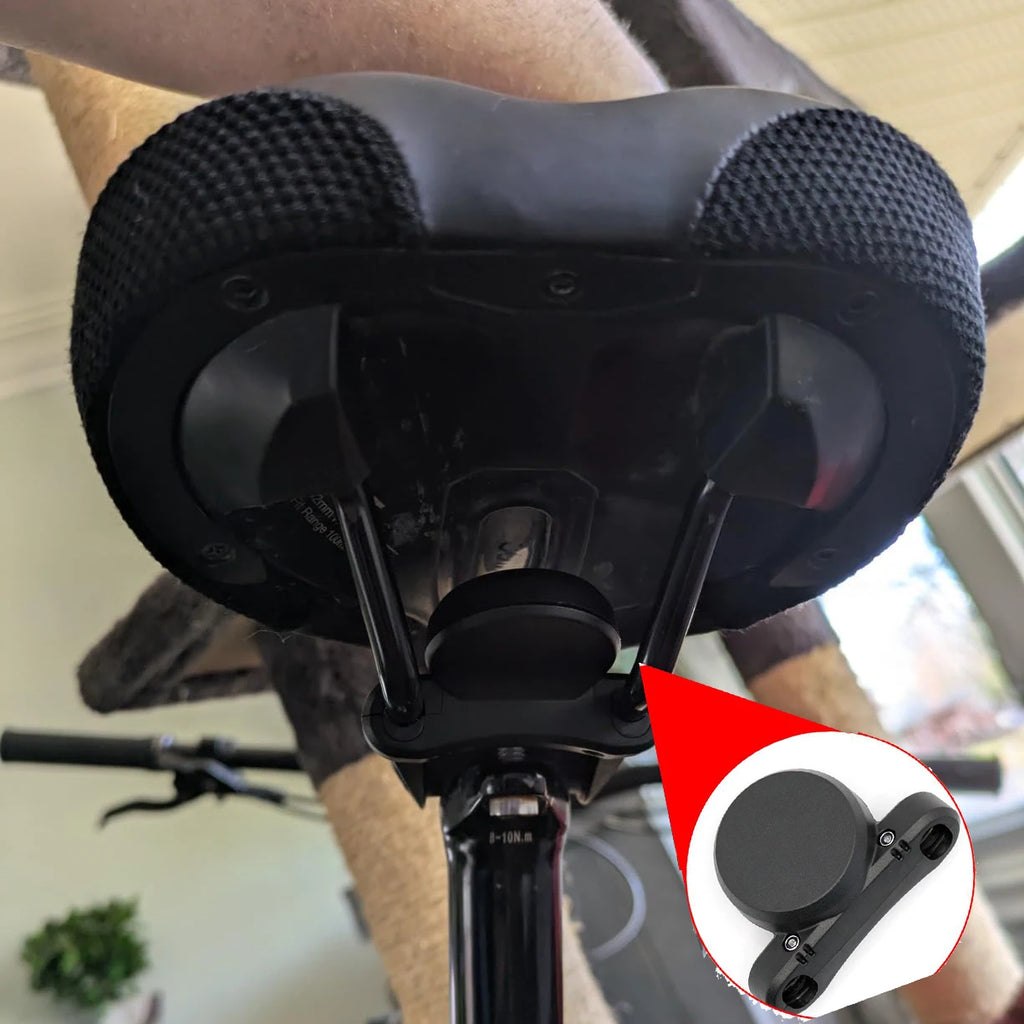 Bike Hidden Mount for Airtag Under The Seat, GPS Tracker Anti-Theft Protection Waterproof Bicycle Saddle Holder for Most Bikes
