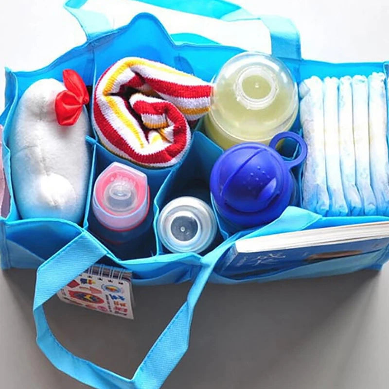 Portable Mummy Bag Bottle Storage Multi-Function Separate Bag Nappy Maternity Handbag Baby Tote Diaper Organizer